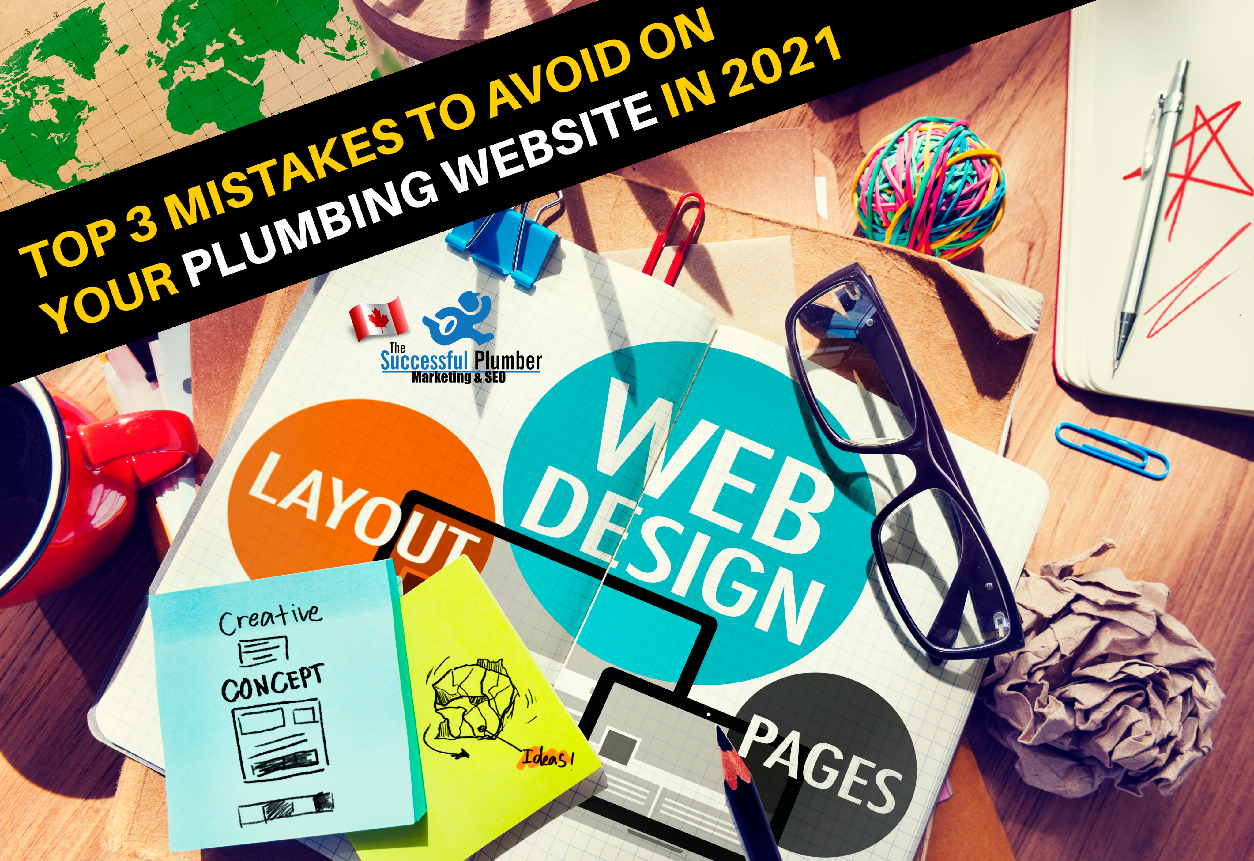 Read more about the article TOP 3 MISTAKES TO AVOID MAKING ON YOUR PLUMBING WEBSITE IN 2021